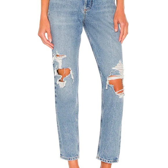 Agolde Fen High Rise Relaxed Taper Jean in Wander - Picture 4 of 8